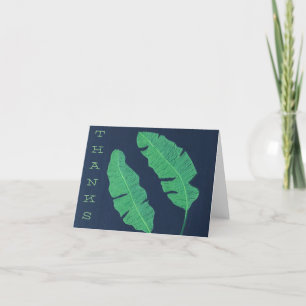 Banana Palms Thank You Card