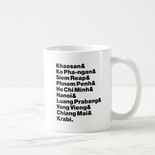 Banana Pancake Trail / Circuit Coffee Mug (Right)