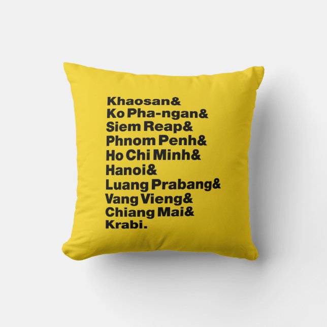 Banana Pancake Trail / Circuit Cushion (Front)