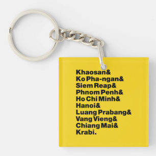Banana Pancake Trail / Circuit Key Ring