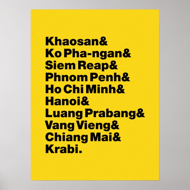 Banana Pancake Trail / Circuit Poster (Front)