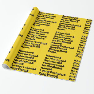 Banana Pancake Trail / Circuit Wrapping Paper