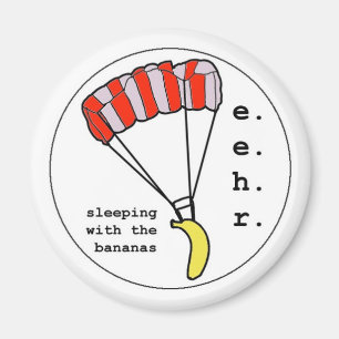 Banana Parachute Jump Magnet