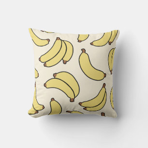 Banana Parade Butter Yellow Cushion