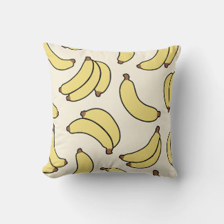 Banana Parade Butter Yellow Cushion