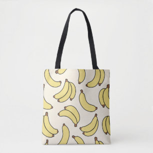 Banana Parade Butter Yellow Tote Bag