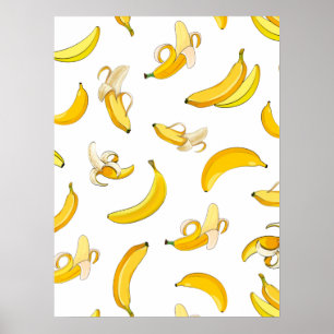 Banana Pattern 4 Poster