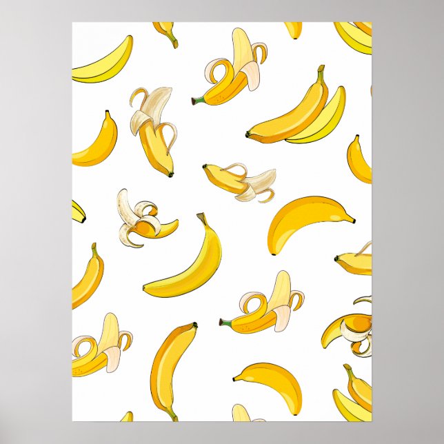 Banana Pattern 4 Poster (Front)