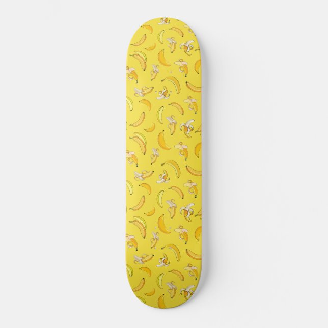 Banana Pattern 4 Skateboard (Front)