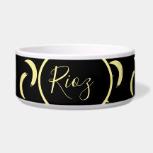 Banana Pattern Black Name  