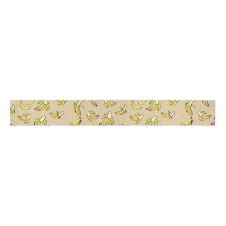 Banana Pattern Grosgrain Ribbon