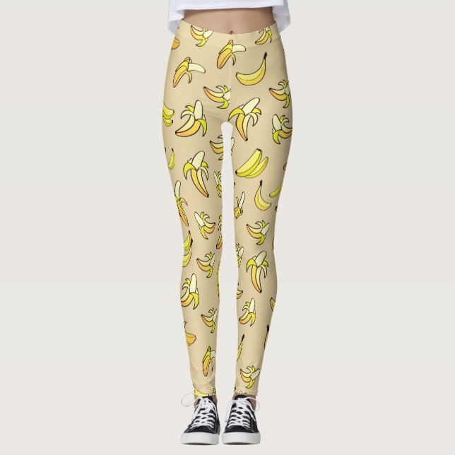 Banana Pattern Leggings (Front)