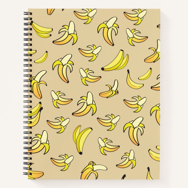 Banana Pattern Notebook (Front)