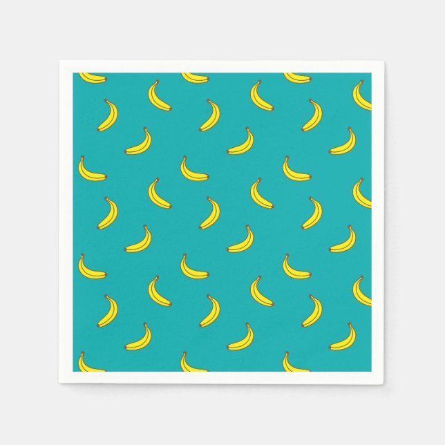 Banana Pattern Paper Napkins (Front)