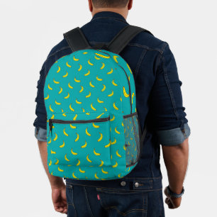Banana Pattern Printed Backpack