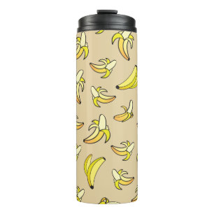Banana Pattern Thermal Tumbler