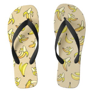 Banana Pattern Thongs