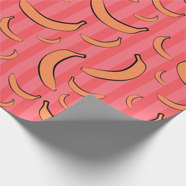 Banana Pattern Wrapping Paper (Corner)