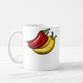Banana Pepper Bauhaus Coffee Mug