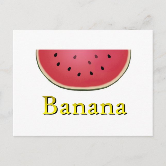 Banana Postcard (Front)