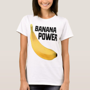 Banana Power Funny Yellow Riped Fruit Gift T-Shirt