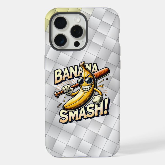 Banana Power-Up iPhone Case (Back)