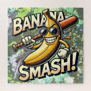 Banana Power-Up Jigsaw Puzzle