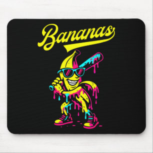 Banana Retro Throwback Popular Fruit Baseball Bana Mouse Pad