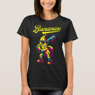Banana Retro Throwback Popular Fruit Baseball Bana T-Shirt