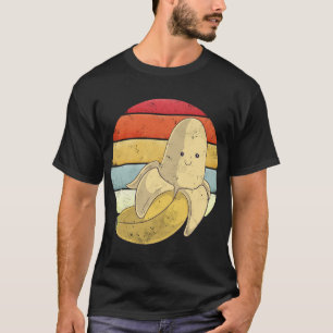 Banana Retro Vintage Sunset Cute Food Fruit Lover T-Shirt
