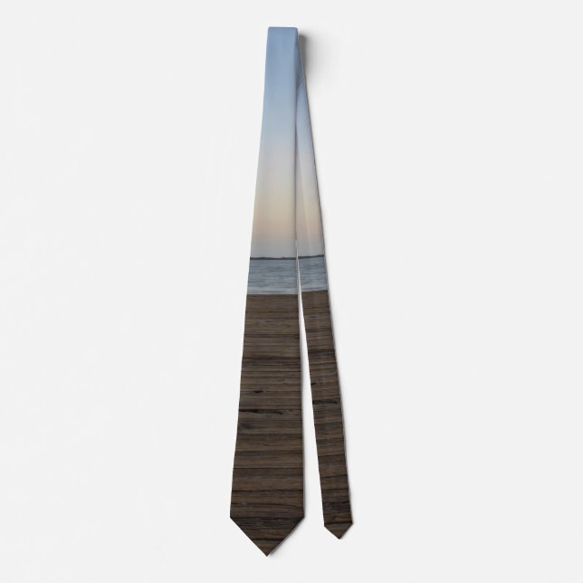Banana River Dock Neck Tie (Front)