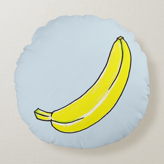 Banana Round Cushion (Front)