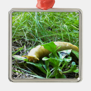 Banana Slug Metal Tree Decoration