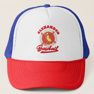 Banana Slugger Funny Baseball Custom Graphic Trucker Hat