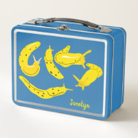 Banana Slugs Yellow and Blue Personalised