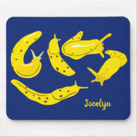Banana Slugs Yellow and Blue Personalised