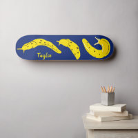 Banana Slugs Yellow and Royal Blue Personalised