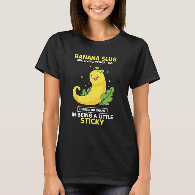 Banana Snail Collecting Quote for Snail Catcher 6 T-Shirt (Front)