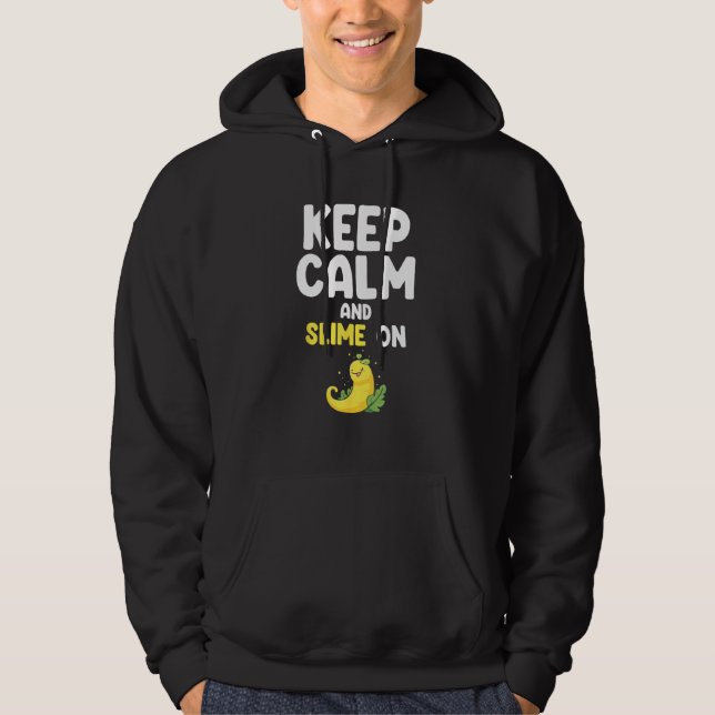Banana Snail Quote for Snail Catcher and Snail Cat Hoodie (Front)