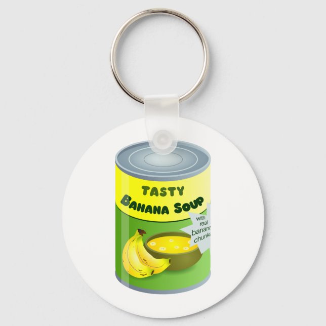 Banana Soup Key Ring (Front)