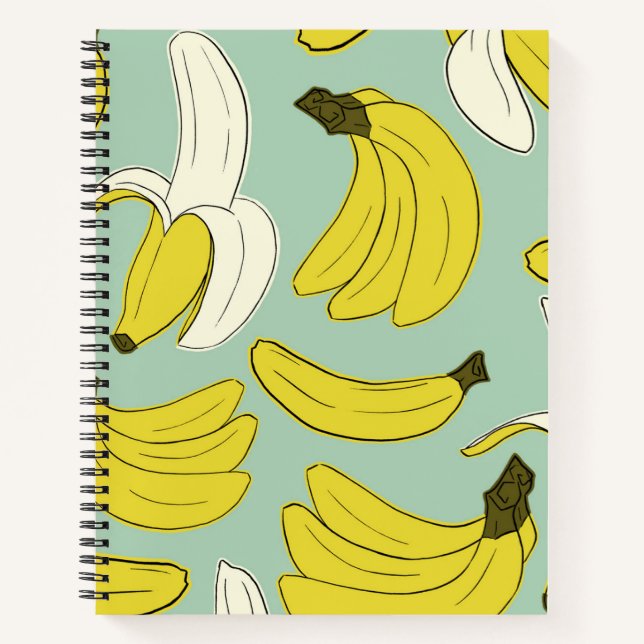 Banana Spiral Notebook (Front)
