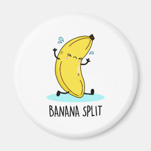 Banana Split Funny Dancing Banana Pun  Magnet