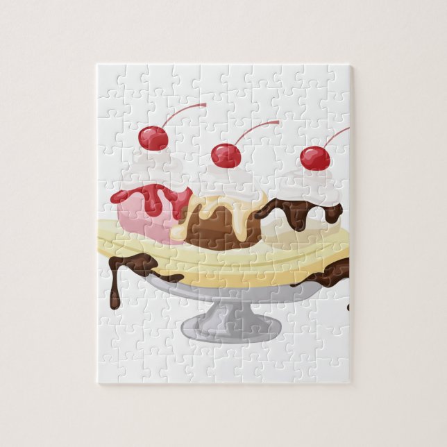 Banana Split Jigsaw Puzzle (Vertical)