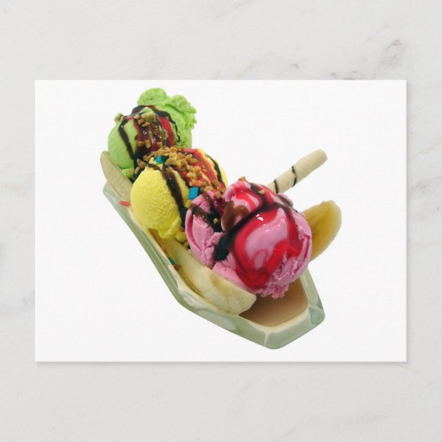 Banana Split Postcard (Front)