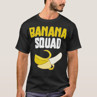Banana Squad Funny Banana Lovers Vegan Food Funny  T-Shirt