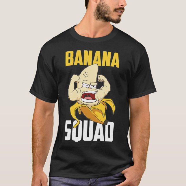 Banana Squad Funny Bananas Fruit Costume best frie T-Shirt (Front)