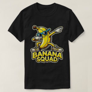 Banana Squad Funny Dabbing Fruit Meme T-Shirt