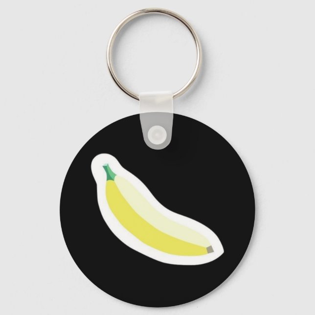 Banana Sticker = Psychological Validation Key Ring (Front)