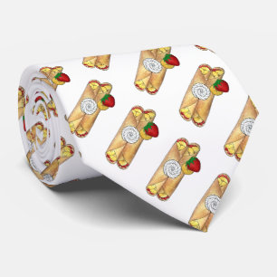 Banana Strawberry Crêpes French Food Cuisine Crepe Tie