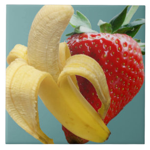 Banana Strawberry Tile